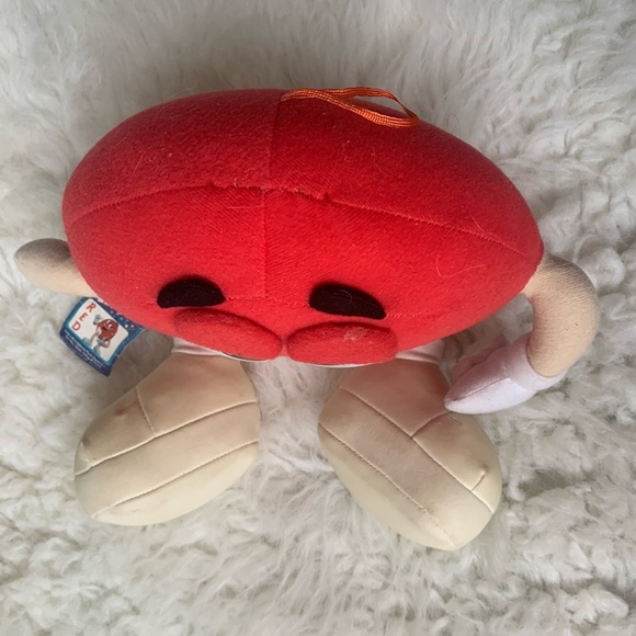 VTG Y2K Nanco Red M&M’S Candy Stuffed Plush Toy With Tags 13" - Picture 7 of 10